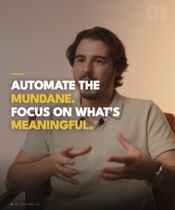 A picture of Joe Shannon taking about Automation and AI in Real Estate